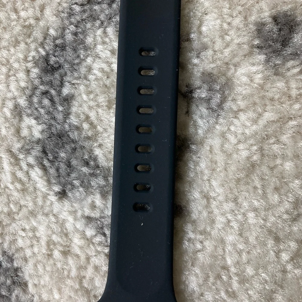 Apple Watch series 1-7 adjustable replacement band plastic black 38-45mm SNBLK